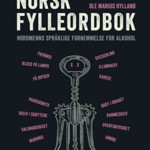Bok med tittel "Norsk fylleordbok"